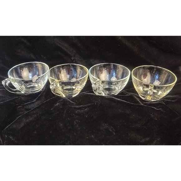 Vintage Colonial Glass Punch Cups, set of 4 - Picture 5 of 8